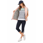 "CLEMY" WOMEN'S PASTEL PINK PADDED VEST