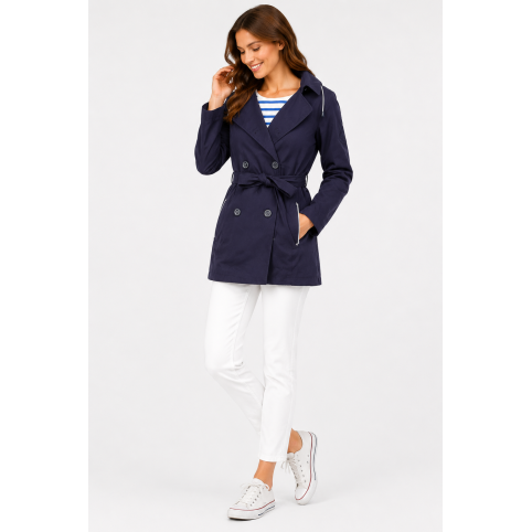 "MARLEN" GABARDINA TRENCH MUJER AZUL MARINO
