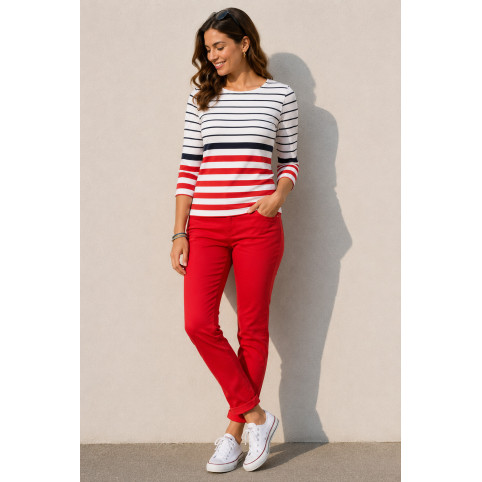 "SHILLOW" WOMEN'S NAUTICAL STRIPED SHIRT Hublot Mode Marine
