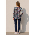 "FOSCA" WOMEN'S NAUTICAL FLOWERS  SHIRT