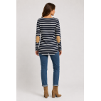 "ANAIS" CAMISETA MARINERA MUJER RAYAS MARINO-BLANCO