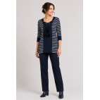 "CHANELLE" BLUSA MARINERA MUJER RAYAS AZUL MARINO-BLANCO