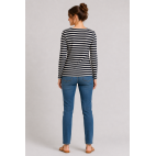 "ANGELA"  STRIPED T-SHIRT