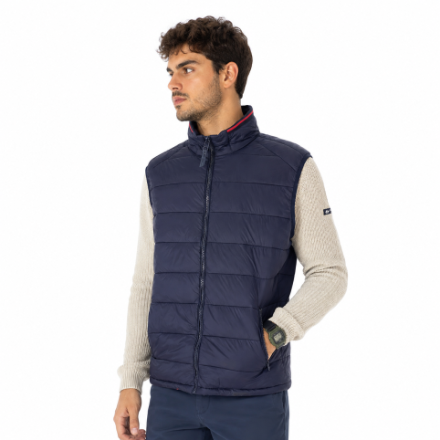 "CACHOU" CHALECO ACOLCHADO HOMBRE AZUL MARINO