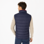 "CACHOU" GILET REMBOURRÉ HOMME BLEU MARINE