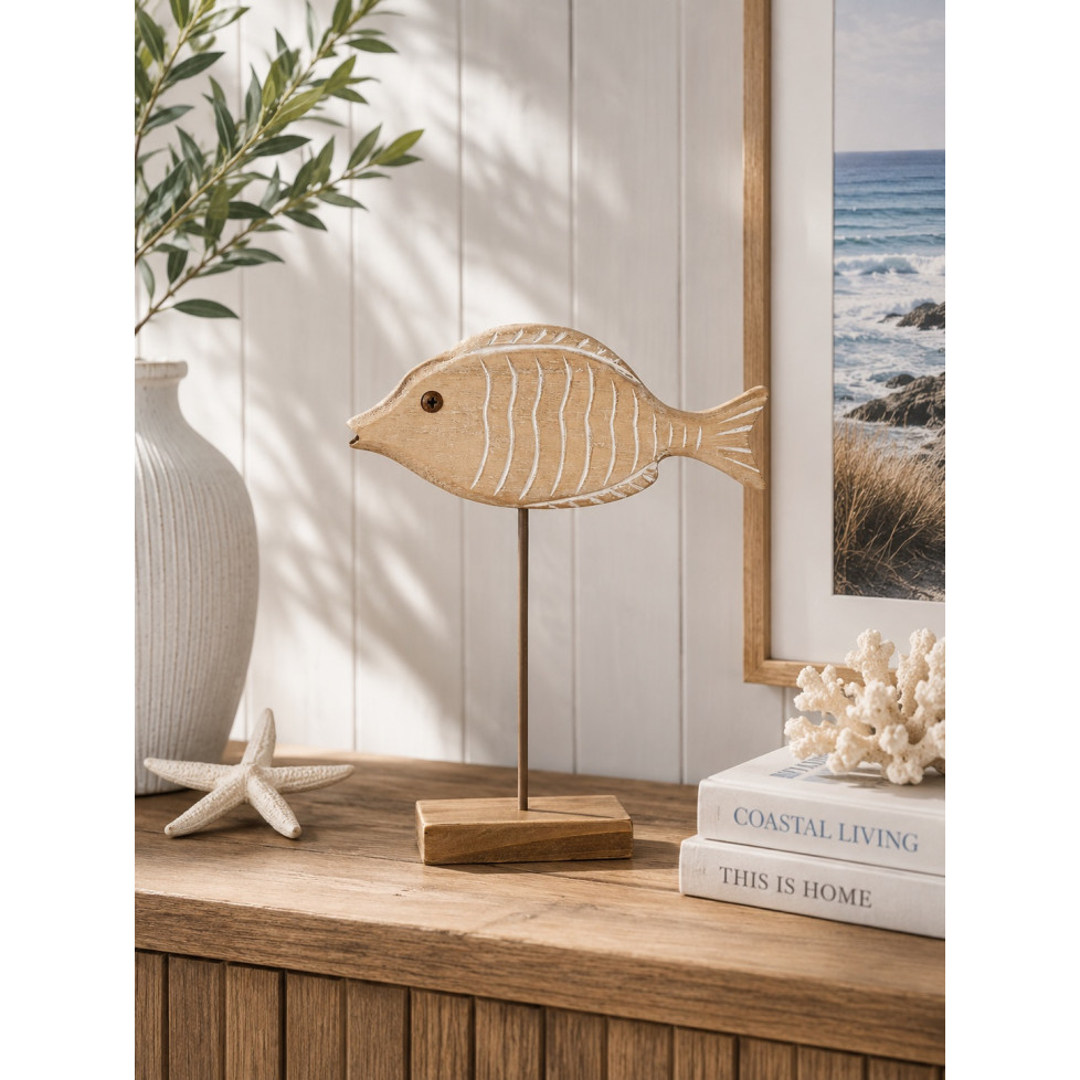 DECORATIVE FISH IN WOOD