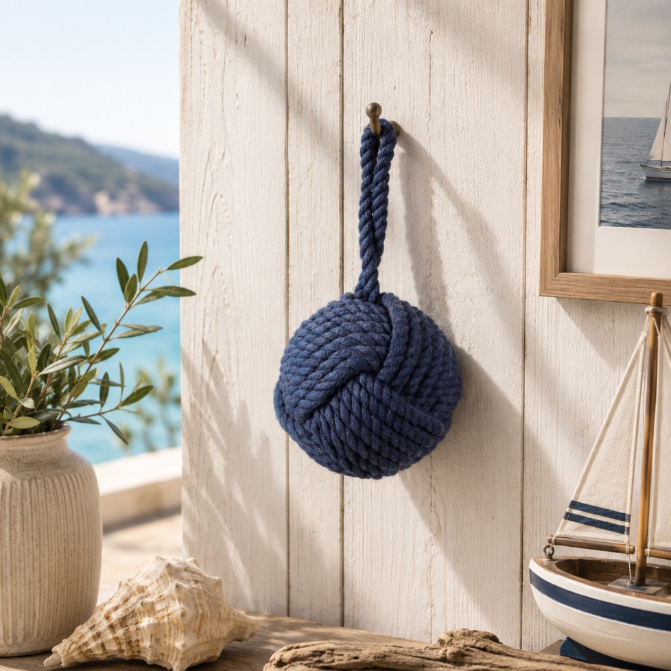 NOEUD MARIN POMME DE TOULINE BLEU MARINE