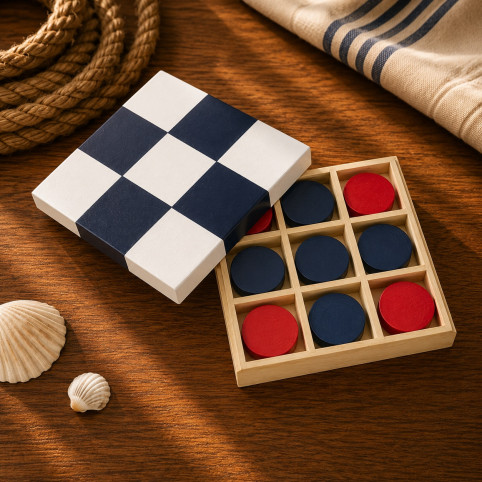 JEU MORPION EN BOIS