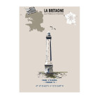 LÁMINA FARO DE ECKMÜHL – PENMARC’H (Bretaña)