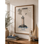 LÁMINA FARO DU FOUR – PORSPODER (Bretaña)