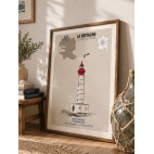 LÁMINA POSTER FARO DE SAINT-MATHIEU – PLOUGONVELIN (Bretaña)