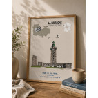 LÁMINA FARO DE CAP FRÉHEL – PLÉVENON  (Bretaña)