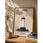 AFFICHE PHARE DE LA CROIX – ÎLE DE BRÉHAT - Côtes-d'Armor