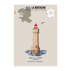 LÁMINA FARO DE LA JUMENT – OUESSANT (Bretaña)