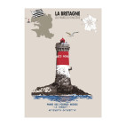 LÁMINA FARO DE PIERRES NOIRES – LE CONQUET (Bretaña)
