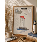 AFFICHE PHARE DE LA CROIX – PAIMPOL  - Côtes-d'Armor
