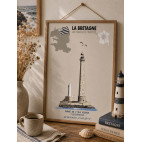 AFFICHE PHARE DE L’ÎLE VIERGE – PLOUGUERNEAU - Finistère