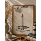 LÁMINA FARO DE GOULPHAR – Belle-Île-en-Mer (Bretaña)