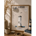 TOUR DES ANGLAIS LIGHTHOUSE POSTER  - Brittany