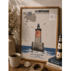 AFFICHE PHARE DES BIRVIDEAUX – Quiberon - Morbihan