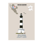 LÁMINA FARO DE CHASSIRON- Saint Denis d'Oléron  (Nueva Aquitania)