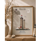 THE PILIER LIGHTHOUSE  POSTER  - Pays de Loire