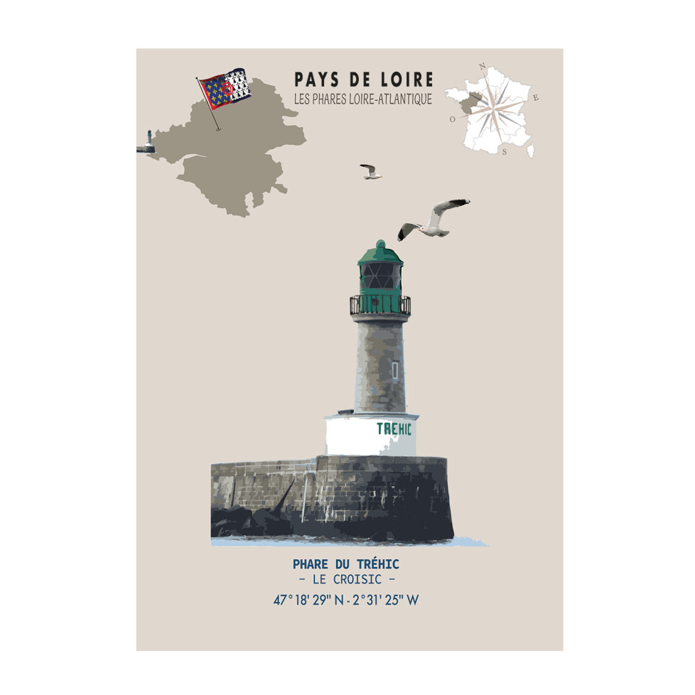 THE TRÉHIC LIGHTHOUSE POSTER