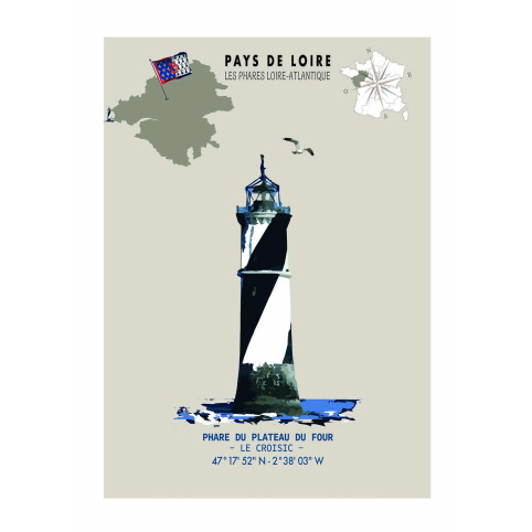 LA BANCHE LIGHTHOUSE POSTER (France)
