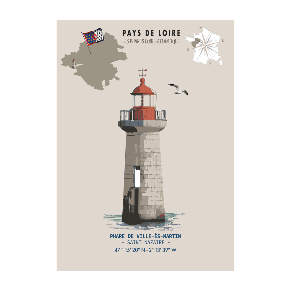 TOUR DU COMMERCE LIGHTHOUSE POSTER (France)