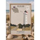 AFFICHE PHARE DU GROUIN DU COU  - Vendée