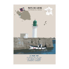 AFFICHE PHARE VERT  - Vendée