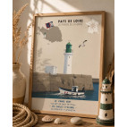 AFFICHE PHARE VERT  - Vendée