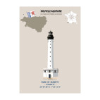 BIARRITZ LIGHTHOUSE POSTER  - Nouvelle-Aquitaine