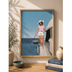 POSTER  "BY BOAT"