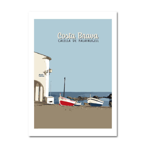 LÁMINA "PORT-BO - CALELLA DE PALAFRUGELL"