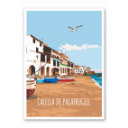 AFFICHE "CALELLA DE PALAFRUGELL"