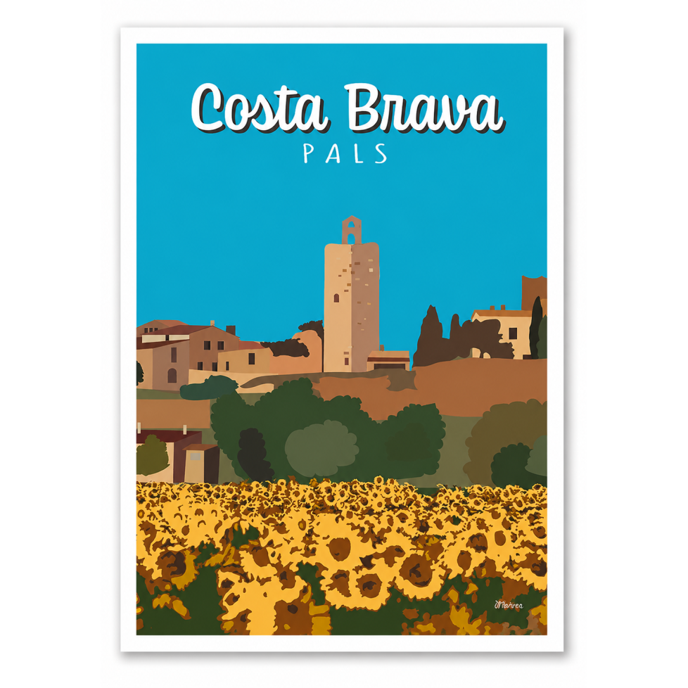 POSTER "PALS SUNFLOWERS"