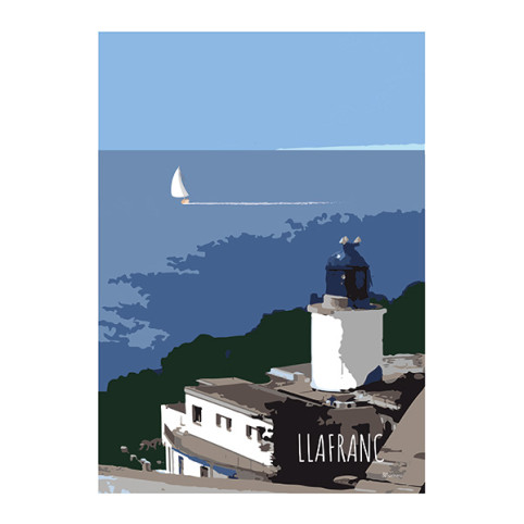 AFFICHE "PHARE ET MER"