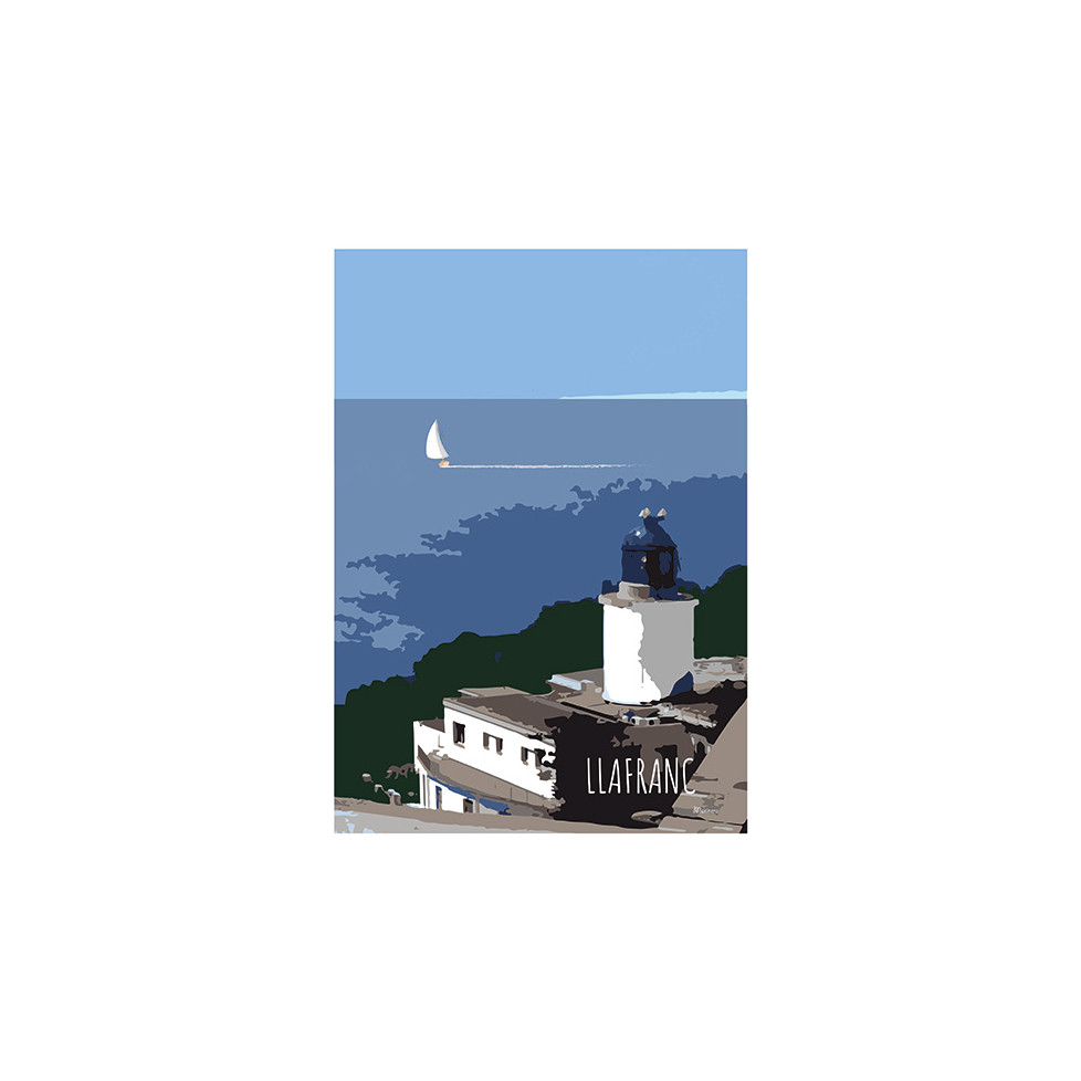 AFFICHE "PHARE ET MER"