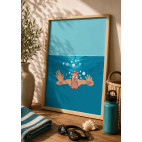 AFFICHE "IMMERSION" - Collection baigneuse