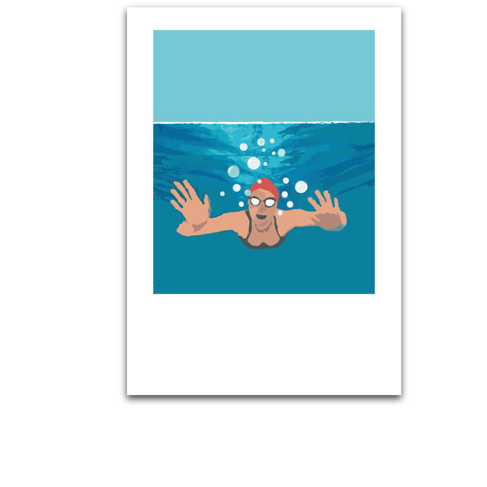 POSTER "IMMERSION" - Swimmer collection
