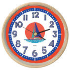 copy of WOODEN WALL CLOCK "SAILBOAT"