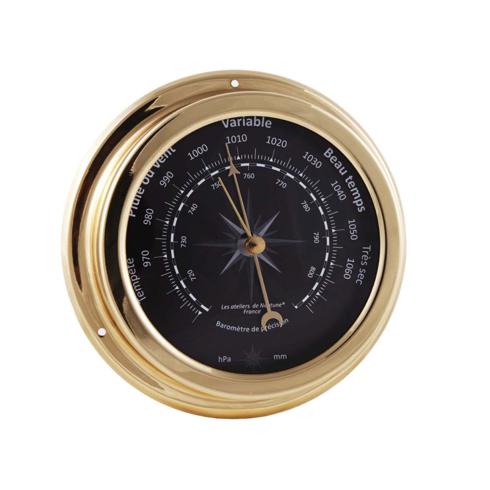 BAROMÈTRE EN LAITON IMEX MARINE 14,5 CM