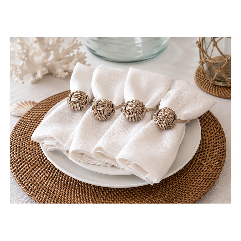 6 ROPE NAPKINS HOLDER  "MARRICREO"