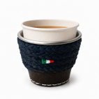 PORTA-VASO CAFÉ AZUL MARINO "MARRICREO"
