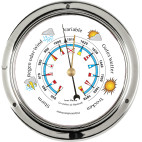 IMEX MARINE CHROME BRASS BAROMETER 11,5 cm