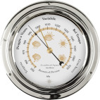 BAROMÈTRE LAITON CHROMÉ IMEX MARINE 14,5 cm