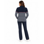 "LEMPA" WOMEN'S NAUTICAL JACKET BLUE/WHITE