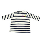"CODY" NAUTICAL SHIRT ECRU/NAVY BLUE FOR BABIES