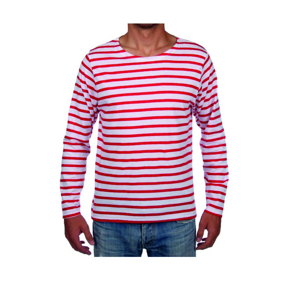 camiseta rayas marineras hombre